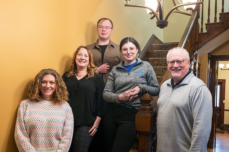 The MALPH staff: Jodie Shaver, Vickie Johnson, Edward Witherspoon, Gwen Tithoff, and Norm Hess.