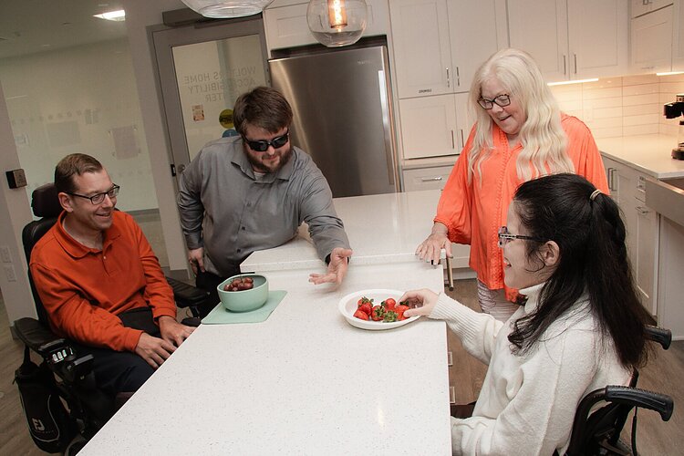 People with disabilities reported having more mentally unhealthy days.