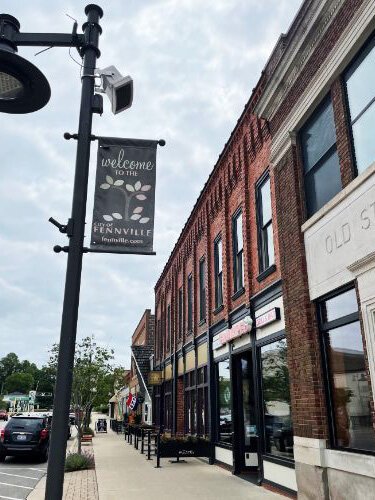 Downtown Fennville, a small community in Allegan County. Photo: Jim Hayden