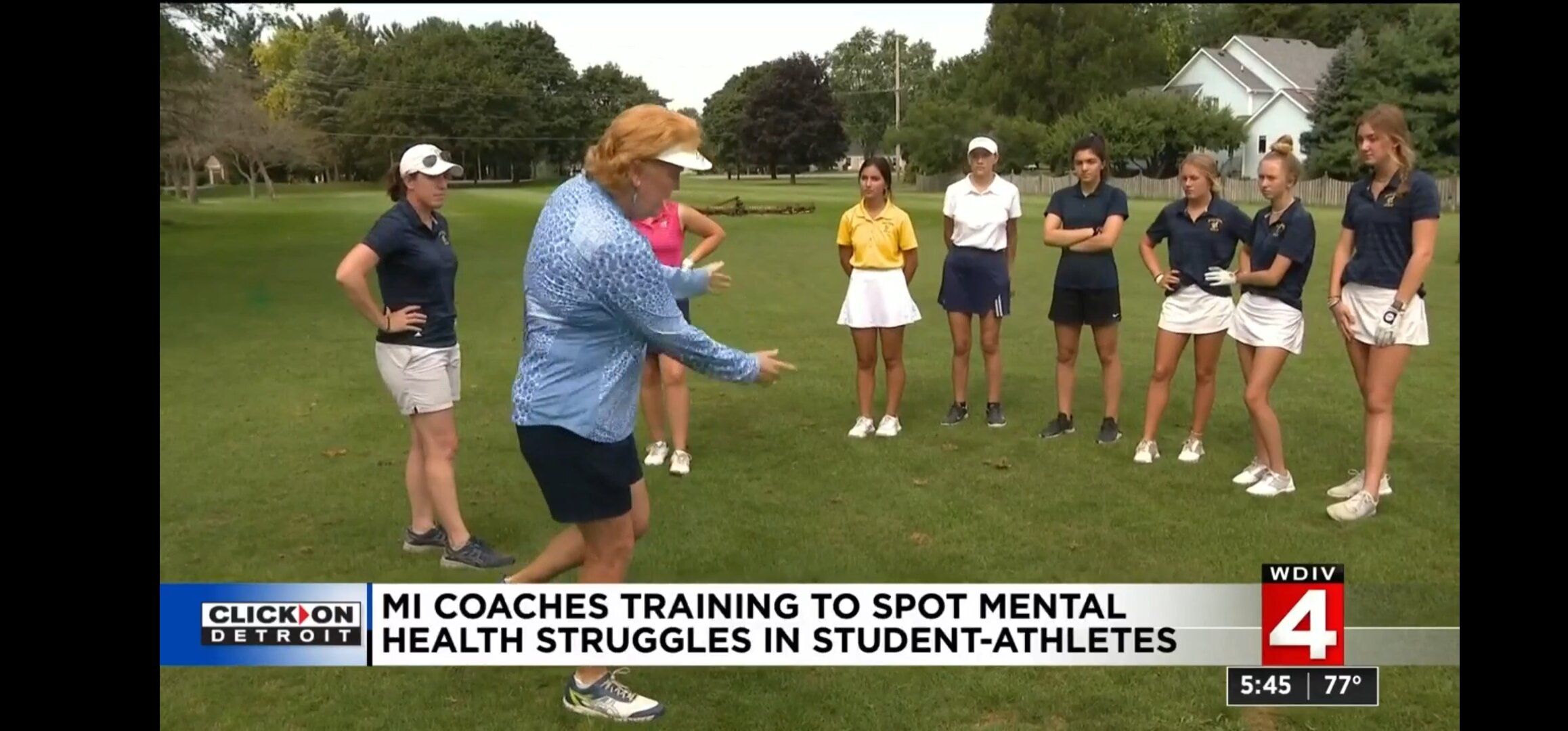 Coach Williams-Hoak and players