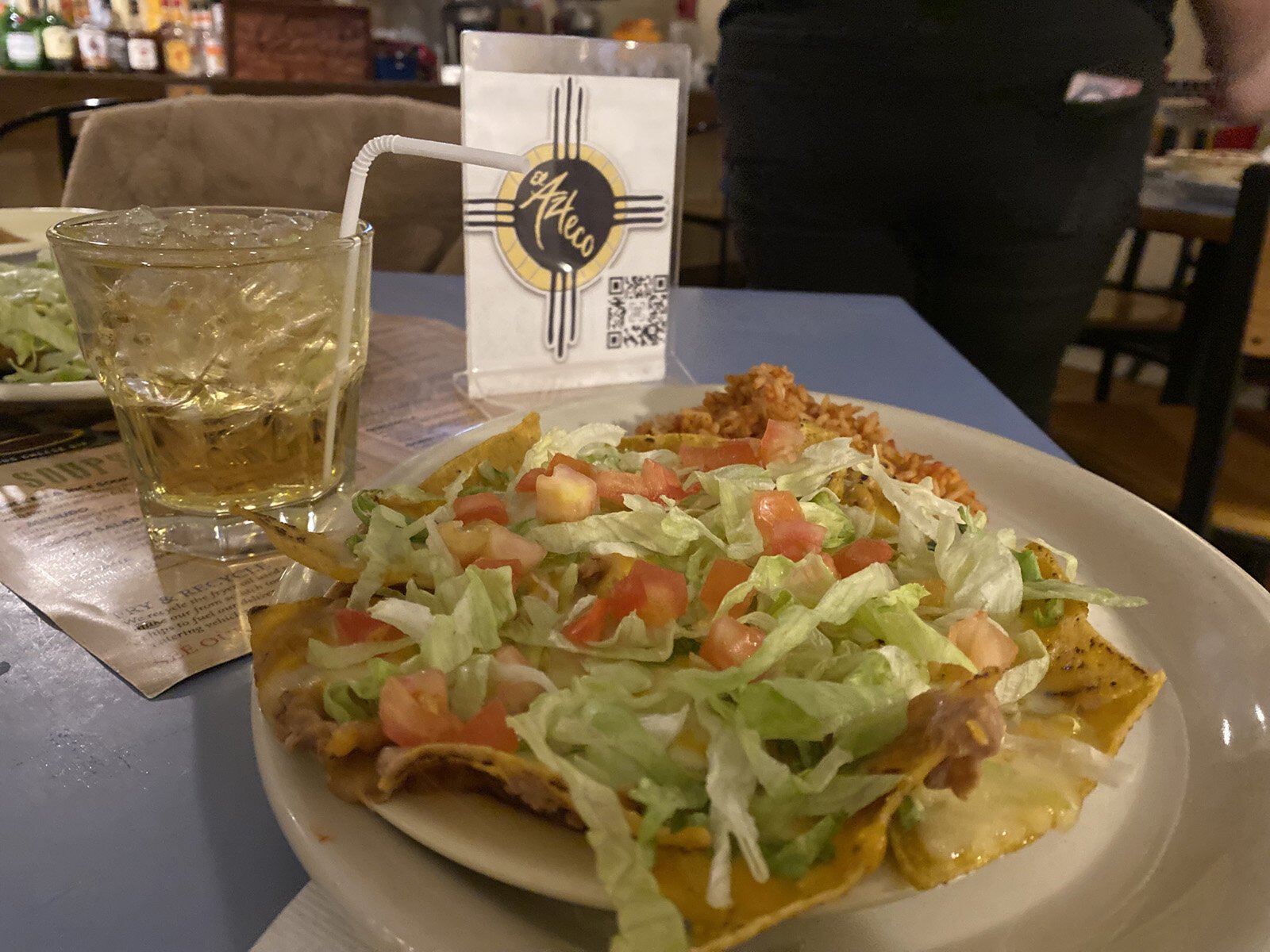 A meal at El Azteco West in Lansing. The restaurant partnered with NorthWest Initiative to feature only 100% organic juice with its kids' meals.