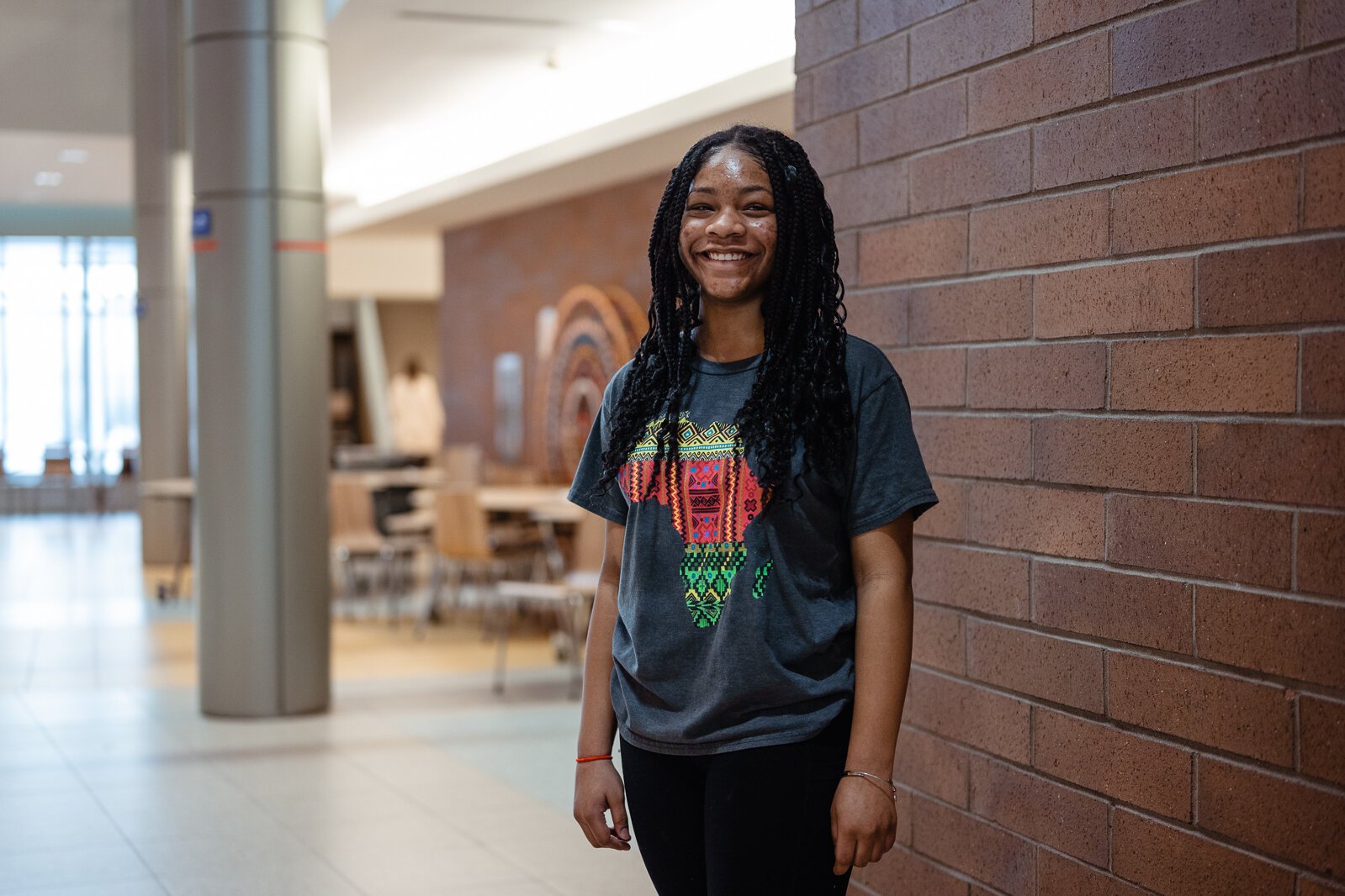 Student leader Mickenzy Crowder.