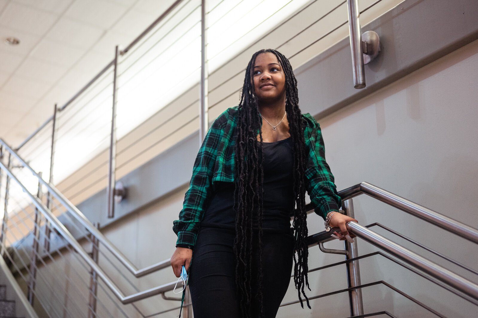 Student leader Tiffany Jackson.