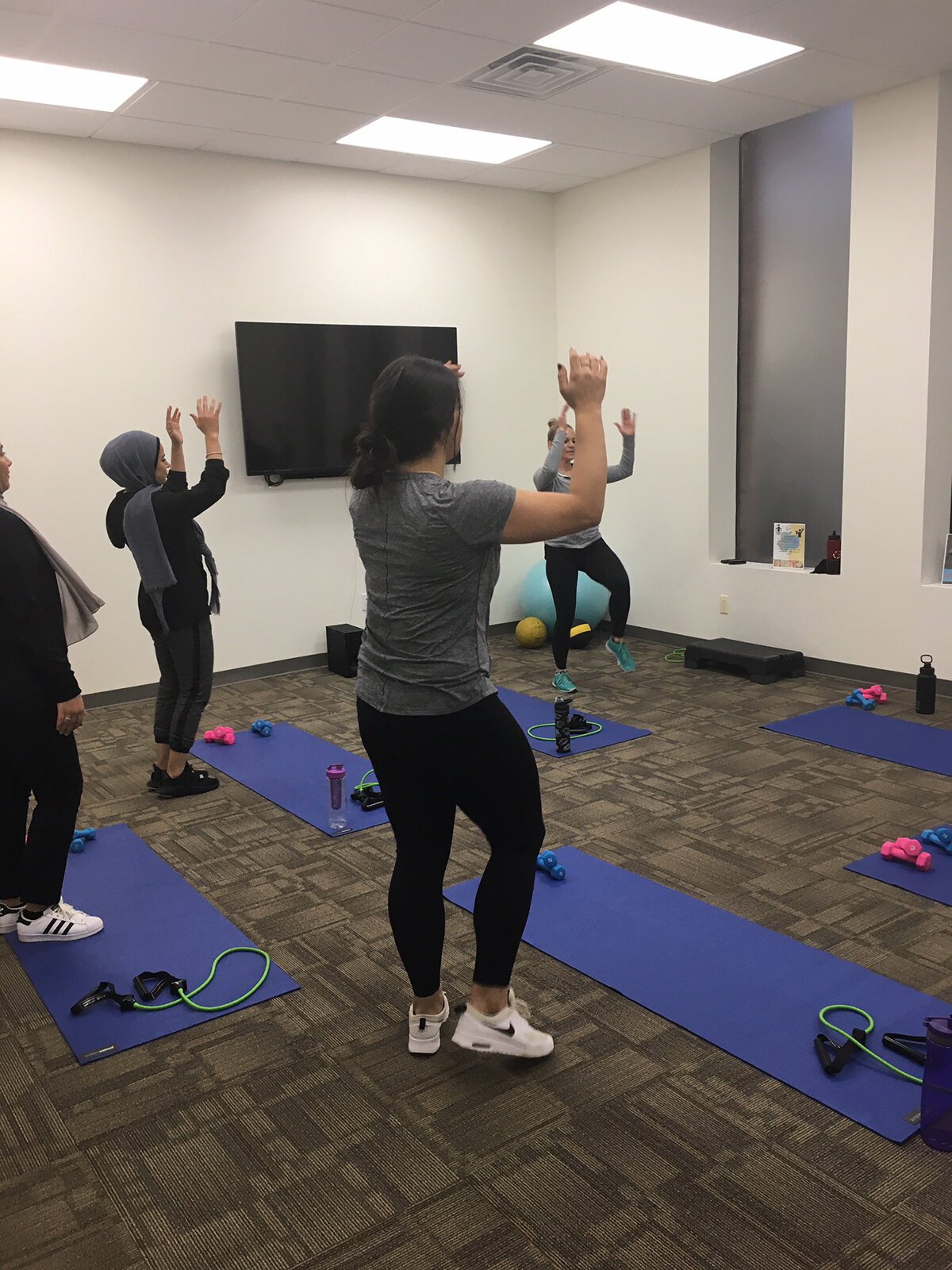 Women at a WOW class offered by LAHC.