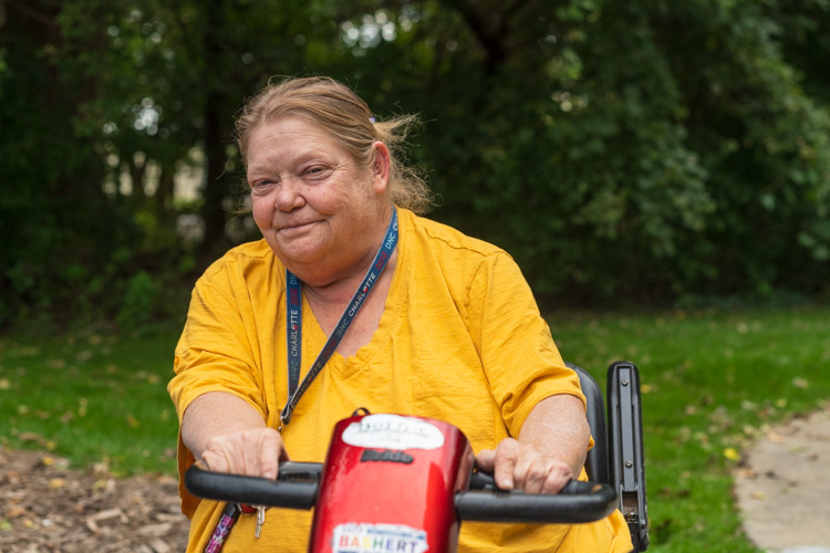 Ypsilanti Mobile Farm Stand patron Sue Melke.