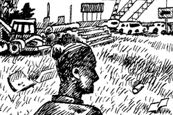 inside the colony farm orchard