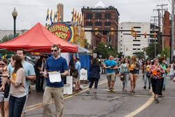 The Food Aisle at the Festival Site