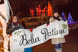 Outside the craft tent in Bronson Park