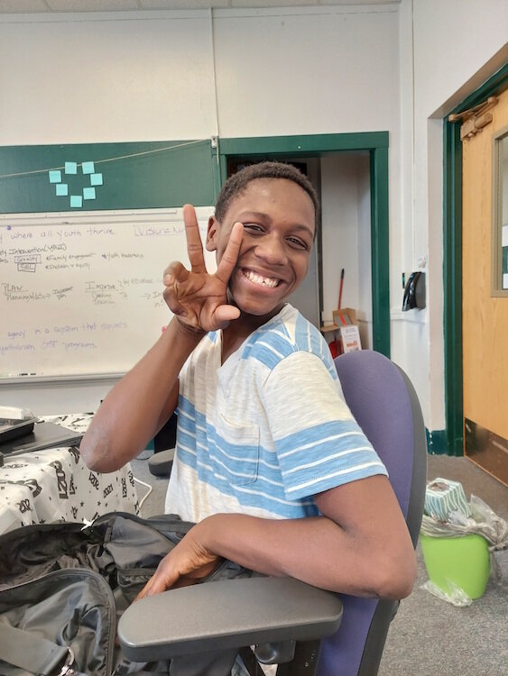 Junior Ouf of School Time Program Development Coach Percy Gordon.