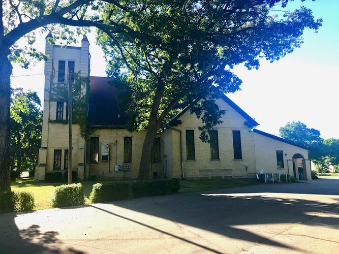 The Allen Chapel AME Church building, at 804 W. North St. on Kalamazoo’s North Side, dates back to 1913 and still has its original stained glass windows and pipe organ.