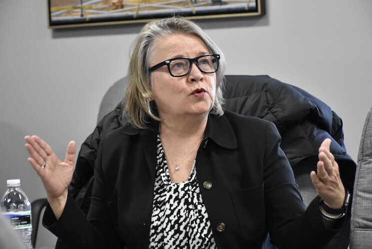 Paulette Porter of CareWell Services of Southwest Michigan at the recent Complete Count Committee meeting.