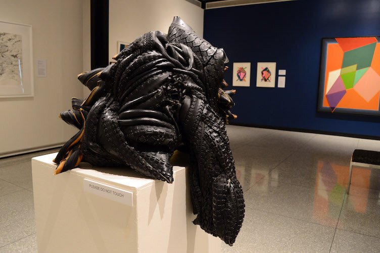 "Repugnant Rapunzel," 1995, Chakaia Booker