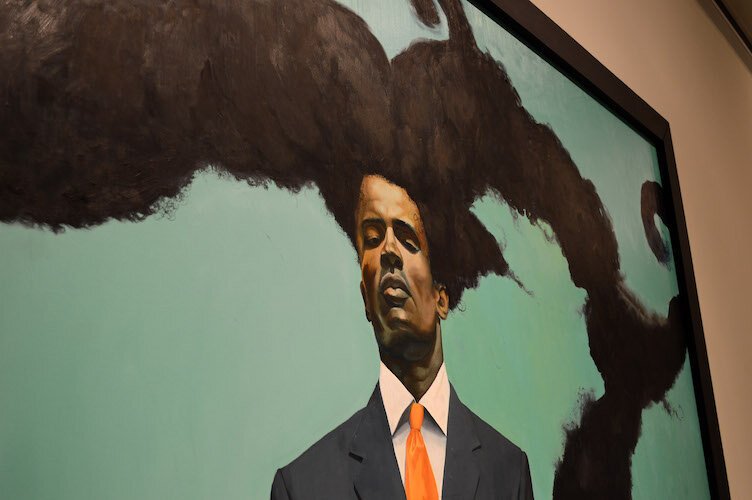 "Conspicuous Fraud Series #1 (Eminence)," 2001, Kehinde Wiley