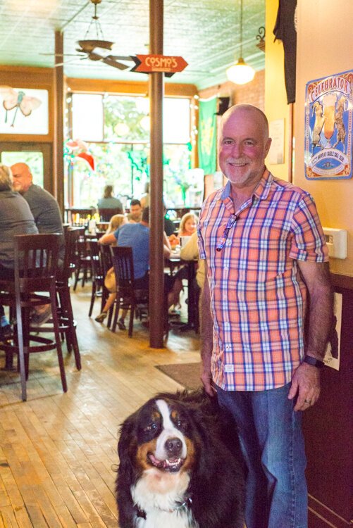 If you visit O'Duffy's Pub, you're sure to see Molly and owner Jamie Kavanaugh, if not in the pub itself, then close by.