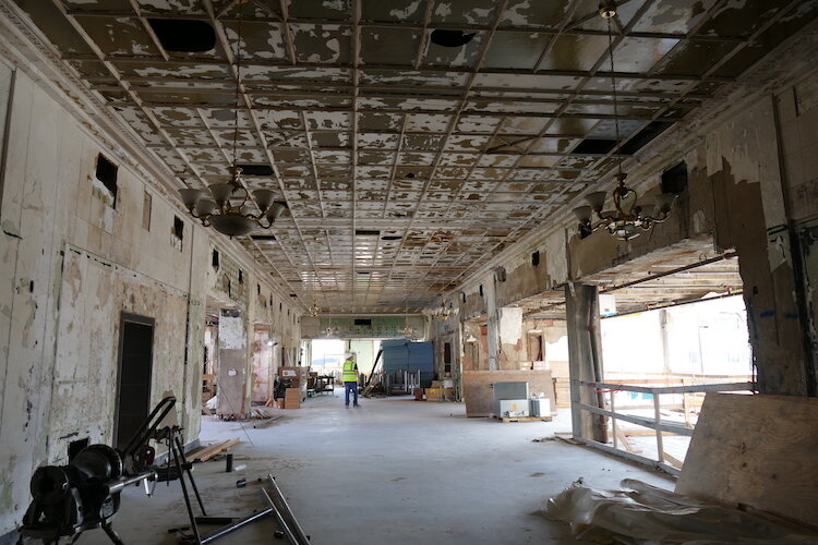 Work is ongoing in many parts of The Milton.