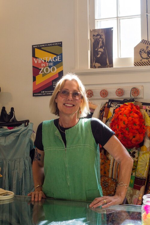 Jayne Gulliver, owner of J-Bird Vintage, shopped at Souk Sampler, a popular vintage clothing store in Vine during the ’80s.
