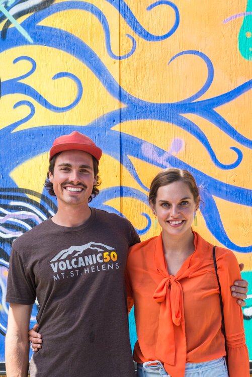 Erik Vasilauskas and Anna Lee Roeder recently completed their own major public art project at Kalamazoo's Kik Pool.