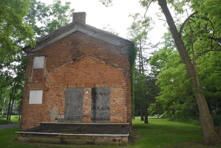Another view of the house at 373 Riverside Drive.