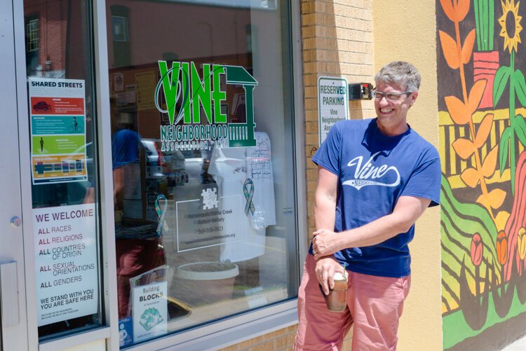 Steve Walsh, Executive Director of the Vine Neighborhood Association for the past 12 years, has seen a lot of changes in the neighborhood.