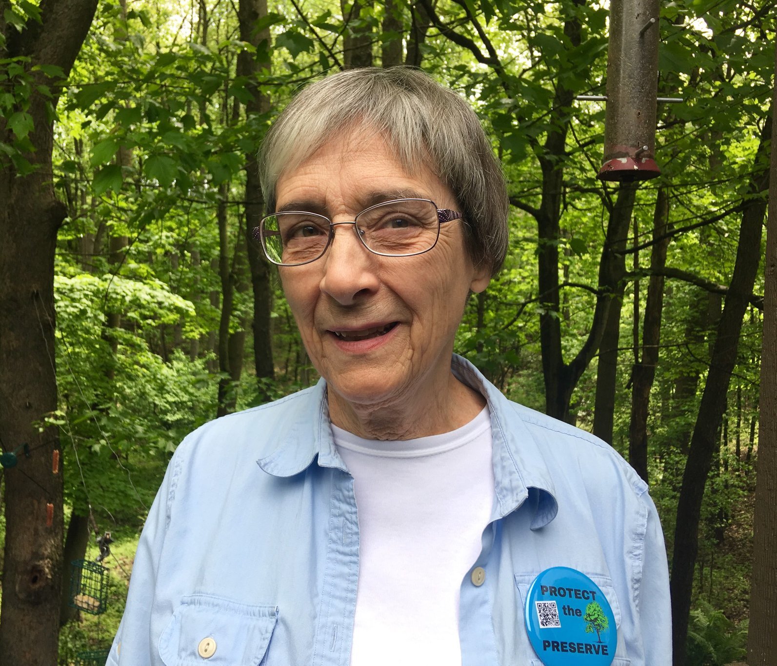 Lauri Holmes, co-chairperson of the Asylum Lake Preservation Association.