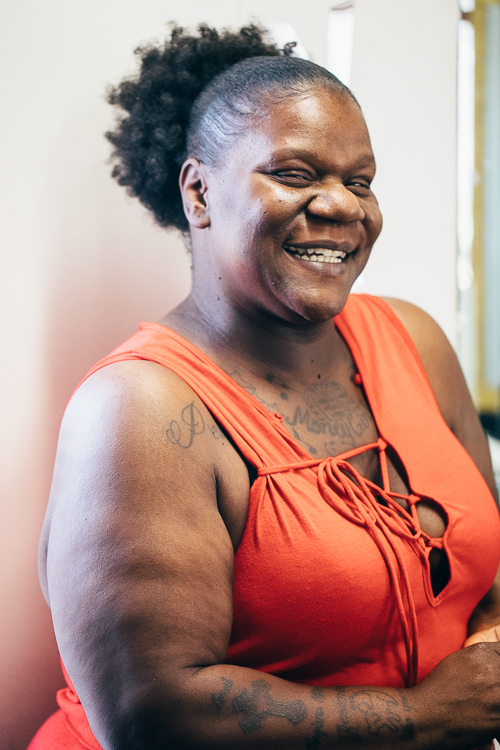 Ericka Harris, one of the first stylists to rent at Slayed Cartel Beauty Bar, says she is excited about the salon’s positive atmosphere.