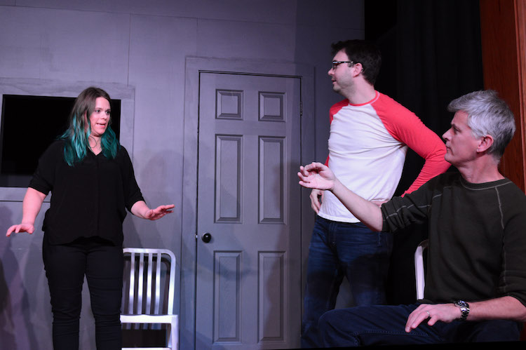 Improv with Crawlspace. Suggested setting: School cafeteria. Unexpected development: New girl’s school ID turns out to be her old prison ID.