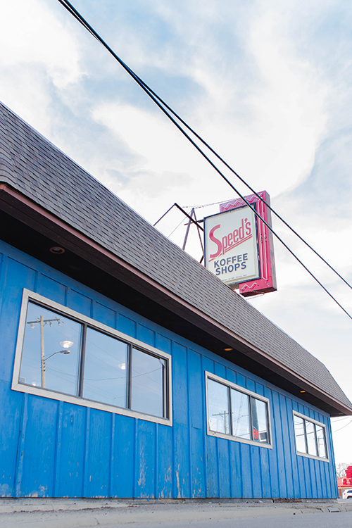 The sight of Speed's that is welcome to its many regular customers. 