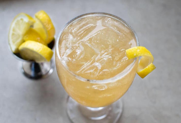 A specialty cocktail created for Sunday Skool. Photo courtesy Public Skool