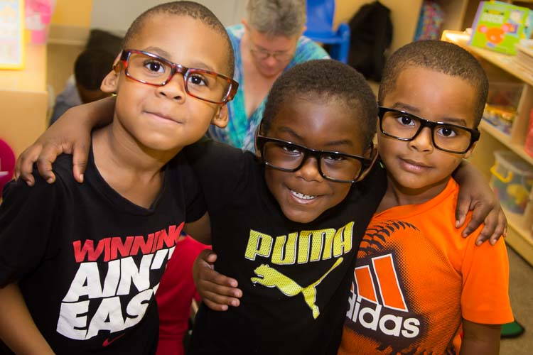 Preschoolers at the Jennings Development Interplex enjoy learning and playing. Photo by Susan Andress