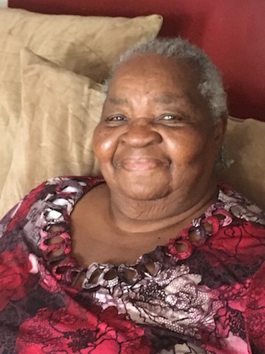 Mattie Fields, 86, raised eight children in her 130-year-old Edwards Street home. Photo by Theresa Coty O'Neil 