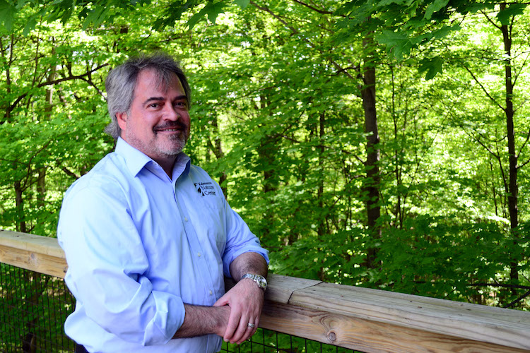 Nathan Smallwood, the new Kalamazoo Nature Center CEO. Photo by Mark Wedel.