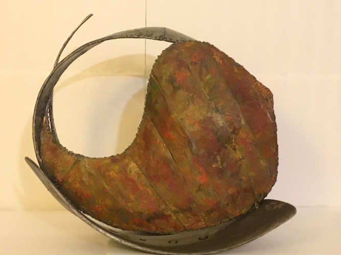 Jane Schelhas found she had an affinity for working with metal. Photo courtesy of Jane Schelhas