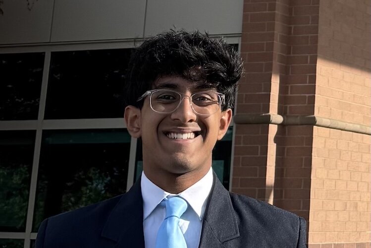 Hanish Chinpalapati, a Lakeview High School senior, is helping to organize the Community Spelling Bee.