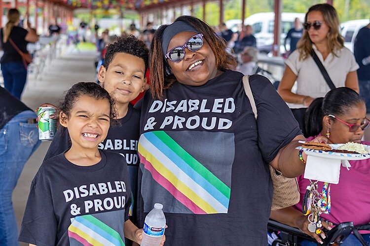 Happy faces were everywhere at last year’s celebration of the anniversary of the Americans with Disabilities Act.