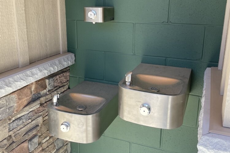 New water fountains at Ott Biological Preserve