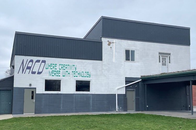 Future location where a mural will go on the side of the Northside Association for Community Development, 612 N. Park