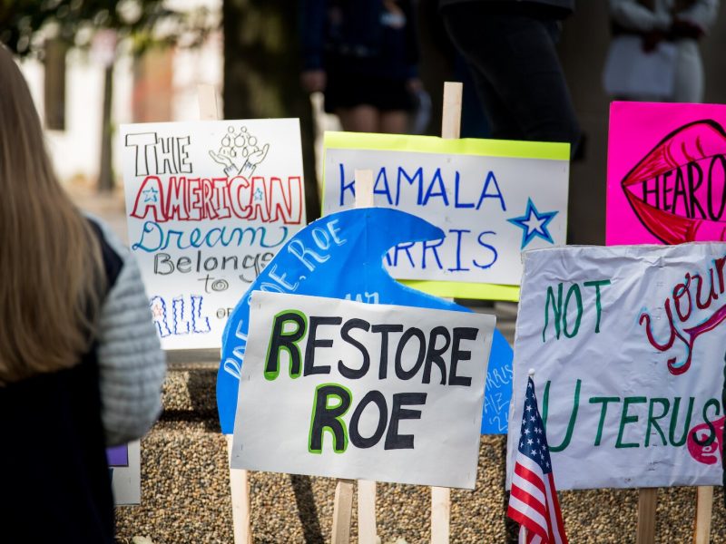 Signs galore at the Kalamazoo Women's March