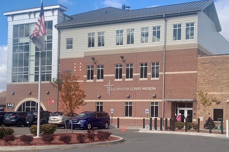 The Kalamazoo Gospel Mission, at 448 N. Burdick St., is the city’s largest overnight shelter