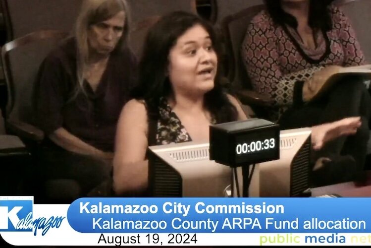 K. Babcock, of We The People Kalamazoo, says the need for affordable housing is urgent in Kalamazoo County.