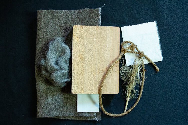 Okaterra launched fully biodegradable chairs using waste wool, hemp, and plant-based leather materials. 