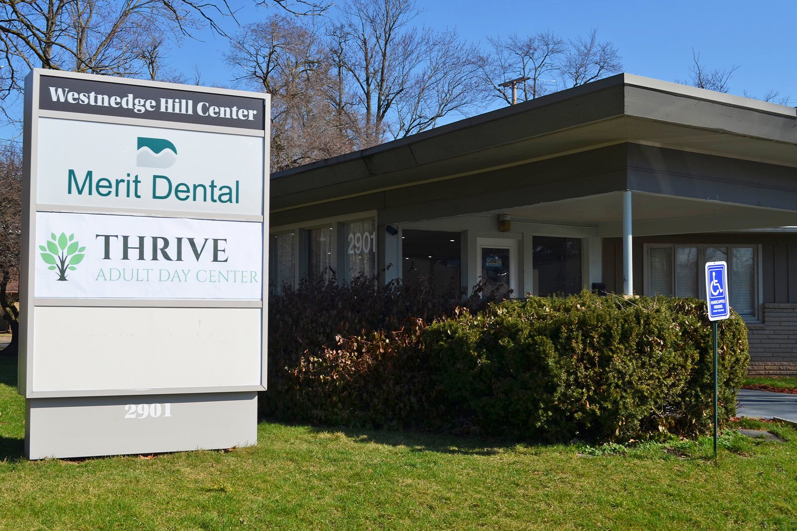 Shawarma King and Thrive are only a parking lot away from each other, and both previously had main entrance access to South Westnedge.