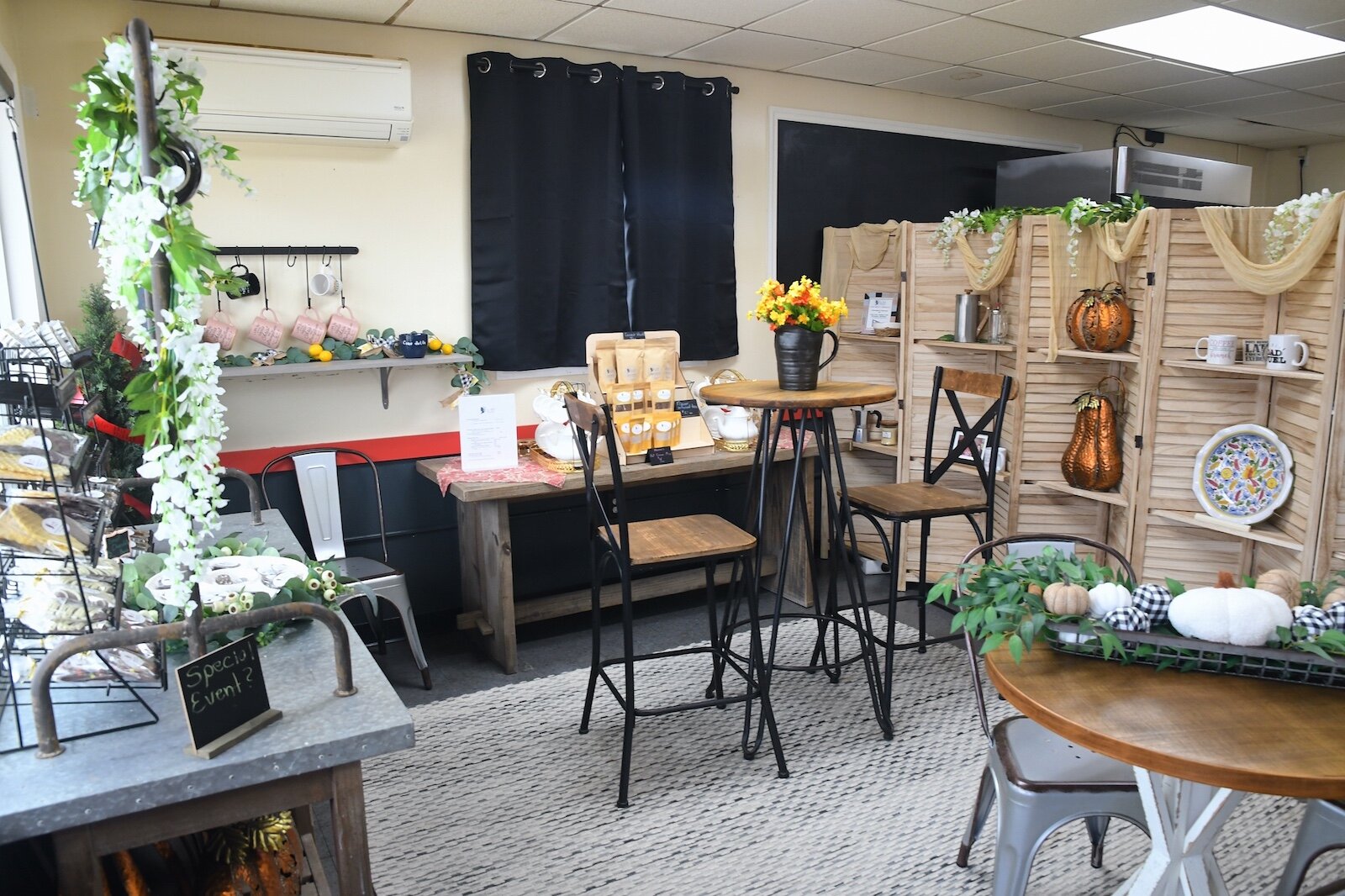 Scenes inside Ciao Bella Chocolat.