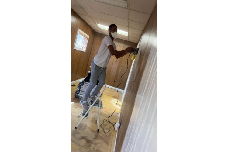 Owner Shannon Patrick's family all help out to prepare for opening Primped and Proper Children's Spa.