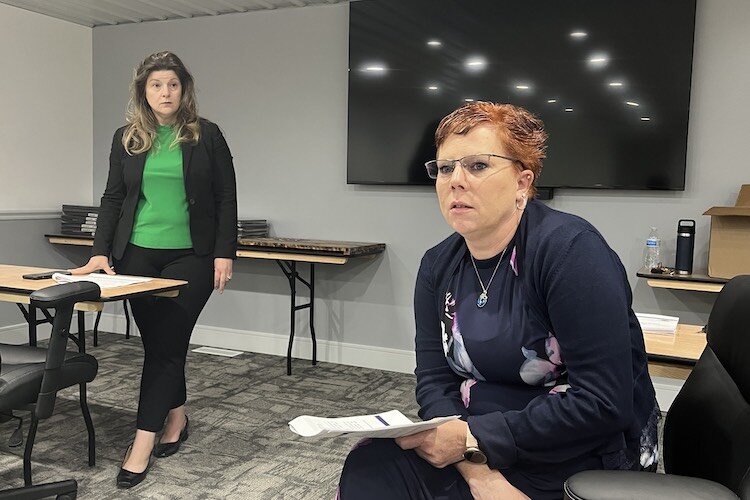 JudgeCalhoun County Circuit Court Judge Tina Yost and Laura Reichow, Calhoun County PPO Coordinator