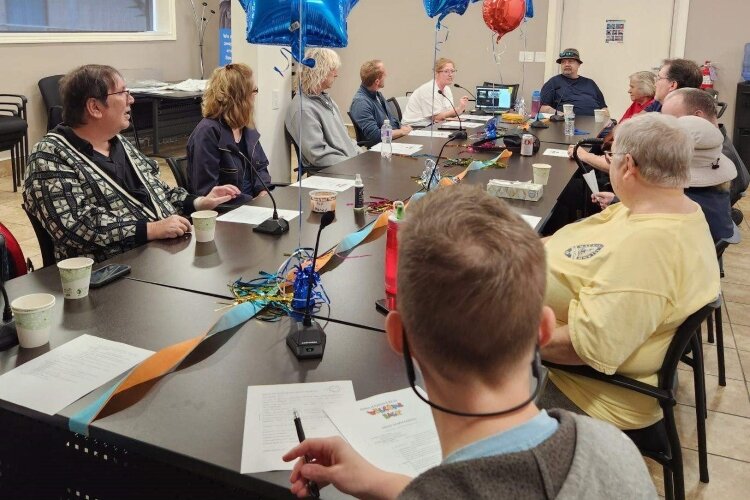 The DNSWM brain injury support group celebrates its first in-person meeting in the fall since the pandemic. (DNSWM)