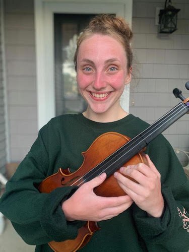 Laine Decker, a junior at Lakeview High School, wants to pursue a career in Music Therapy. She is the newest member of the Kalamazoo Junior Symphony Orchestra and has been playing the violin since 6th grade.