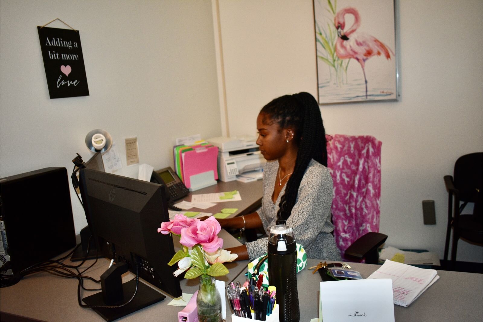 Treasure Wilder, especialista en recursos humanos de KRESA: “Intentamos que sea lo más cómodo posible para que los profesores obtengan la ayuda que necesitan”.