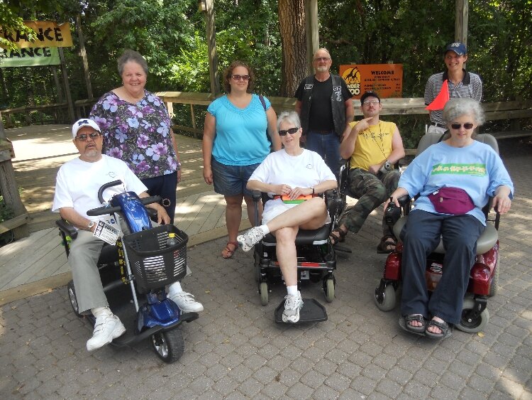 Disability Network Southwest Michigan's brain injury survivor's support group visit Binder Park Zoo in Battle Creek. (DNSWM)