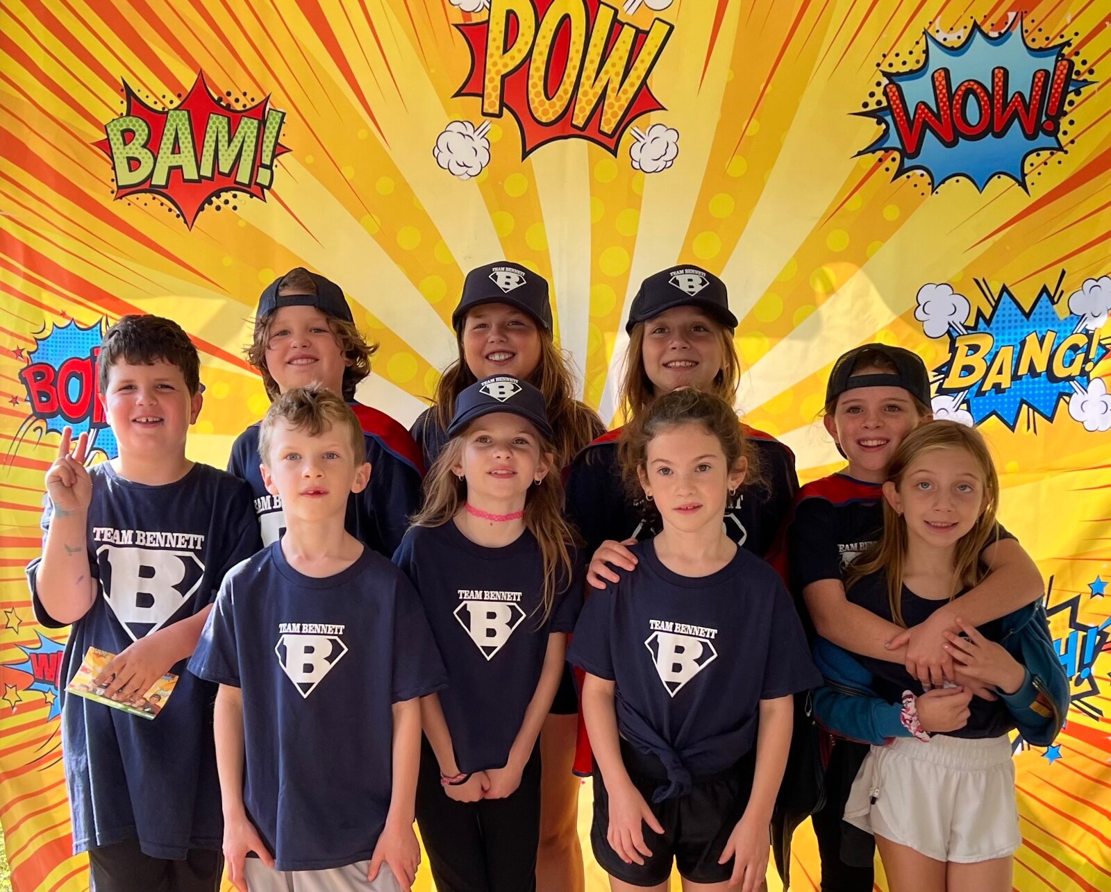 The kids from Team Bennett.