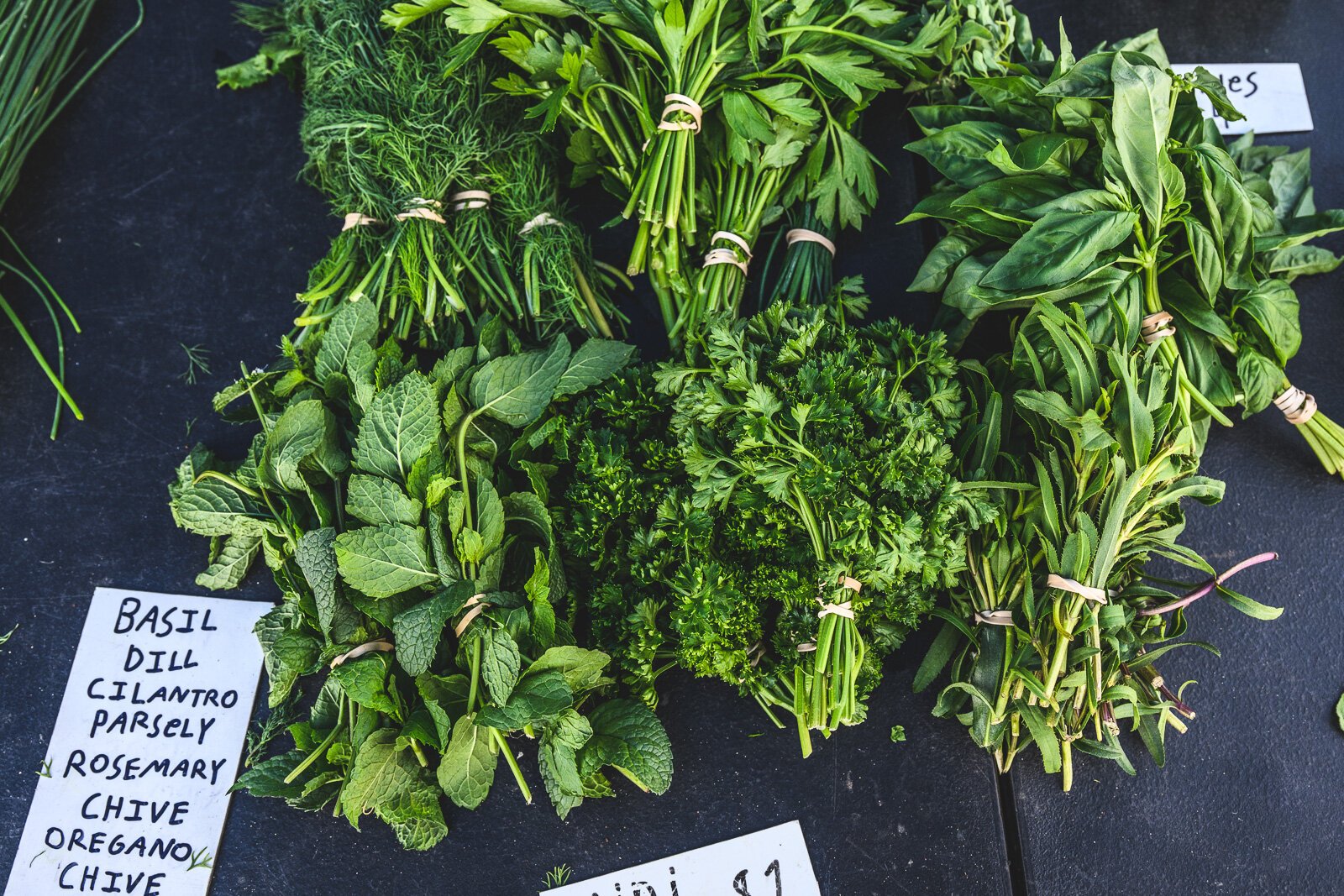 Produce at the Pittsfield Township Farmers Market, where Washtenaw County offers the Prescription for Health program.